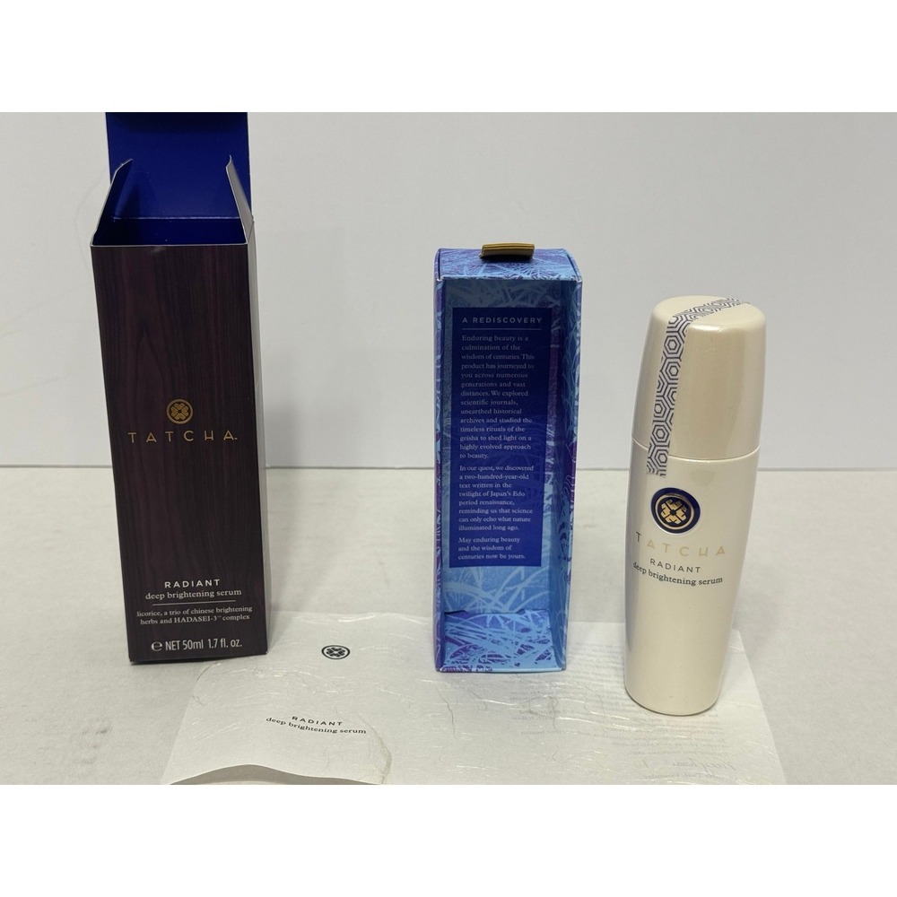 Tatcha Radiant Deep Brightening Serum 1.7 oz NEW - Picture 4 of 8